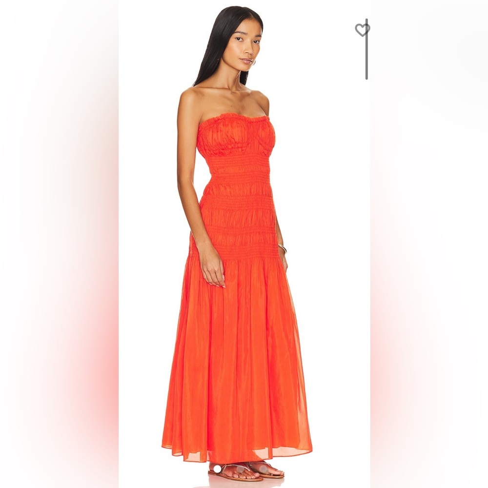 NWT Nicholas Kalli Elegant Black Strapless Maxi Dress Size US 6 AU 10 - Picture 5 of 15